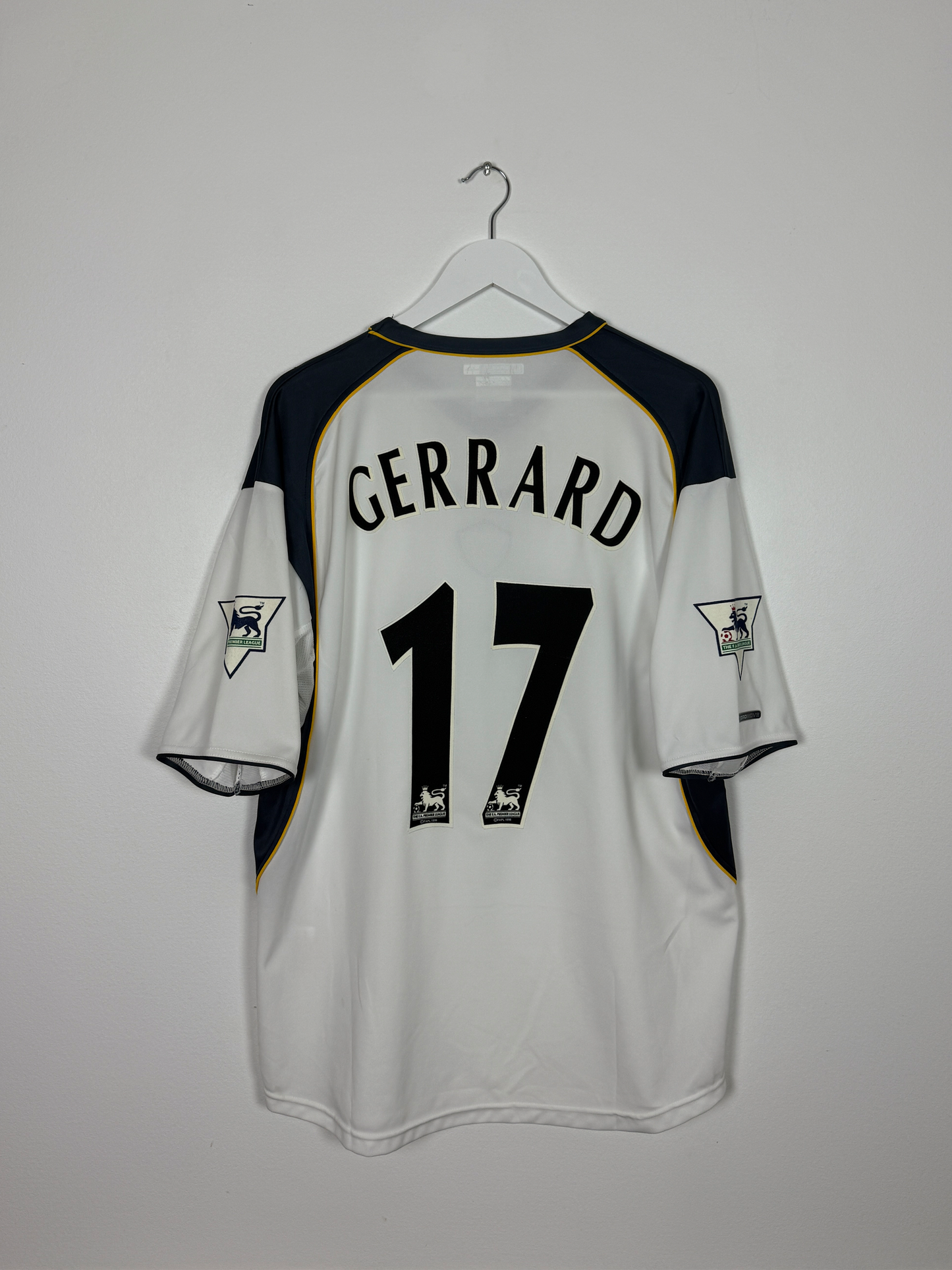 2001/03 Liverpool Away #8 Gerrard (XL)