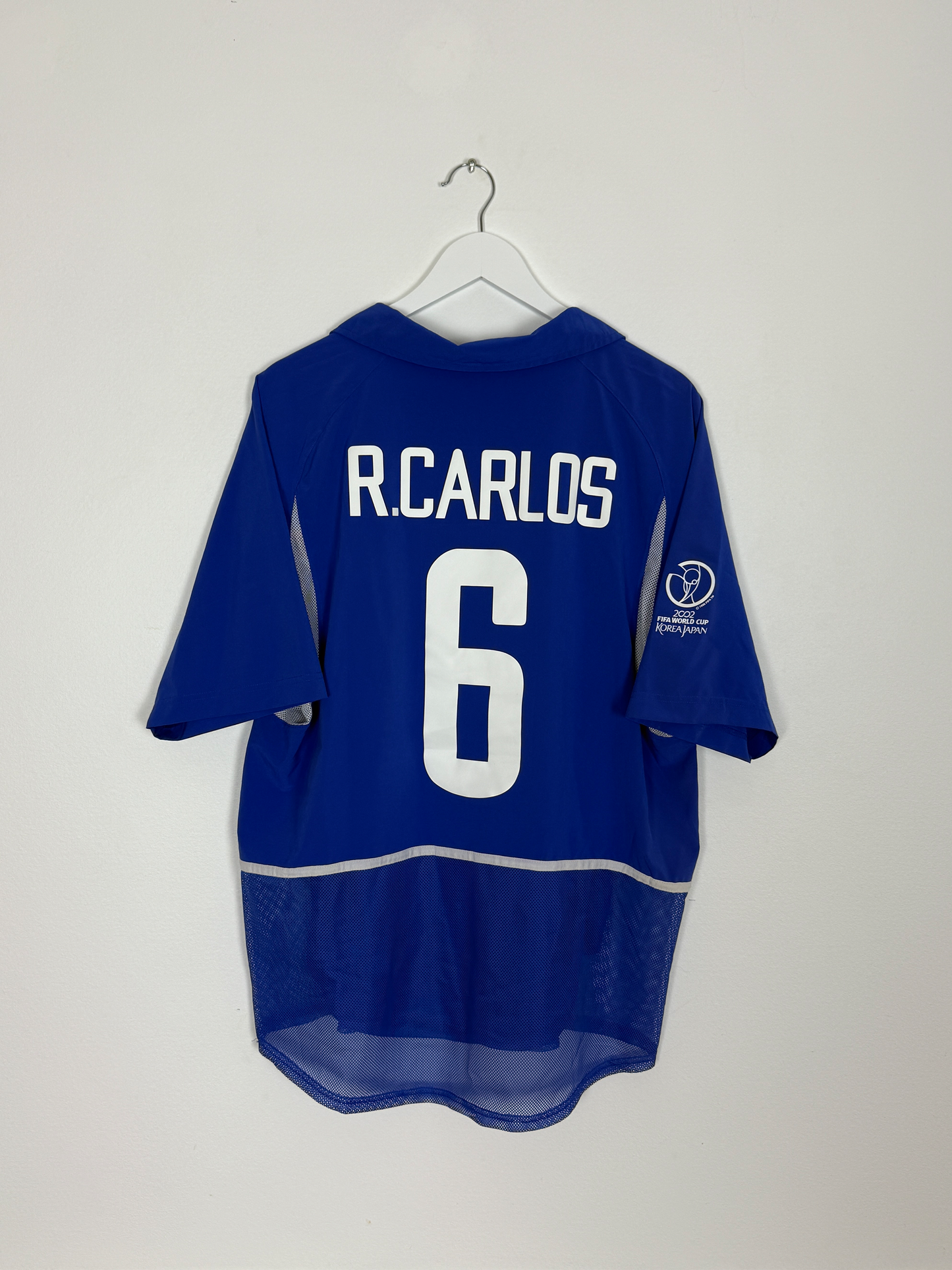 2002/04 Brazil Away Player Version #6 Roberto Carlos (L)