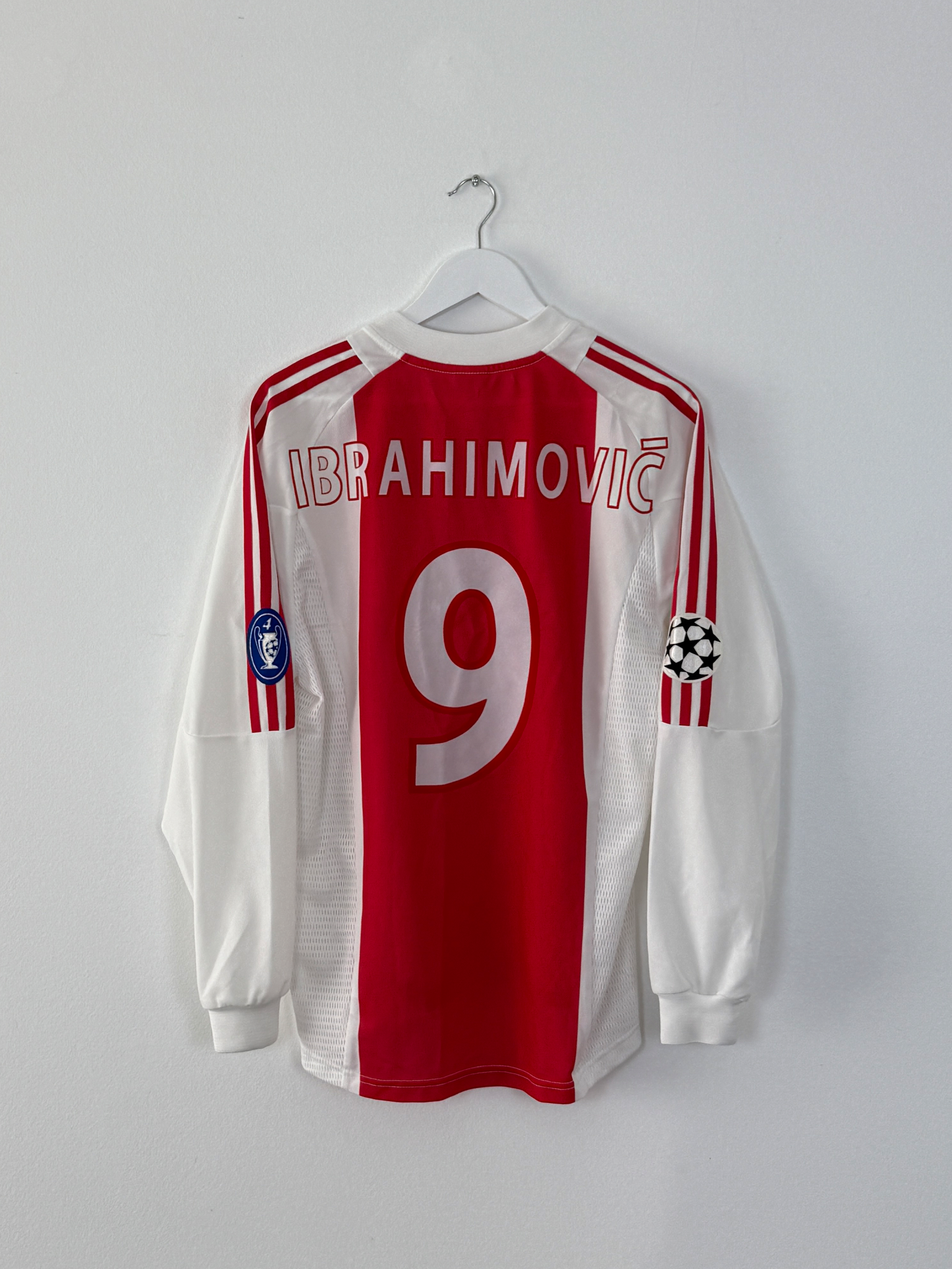 2003/04 Ajax Home L/S #9 Ibrahimovic UCL (M)