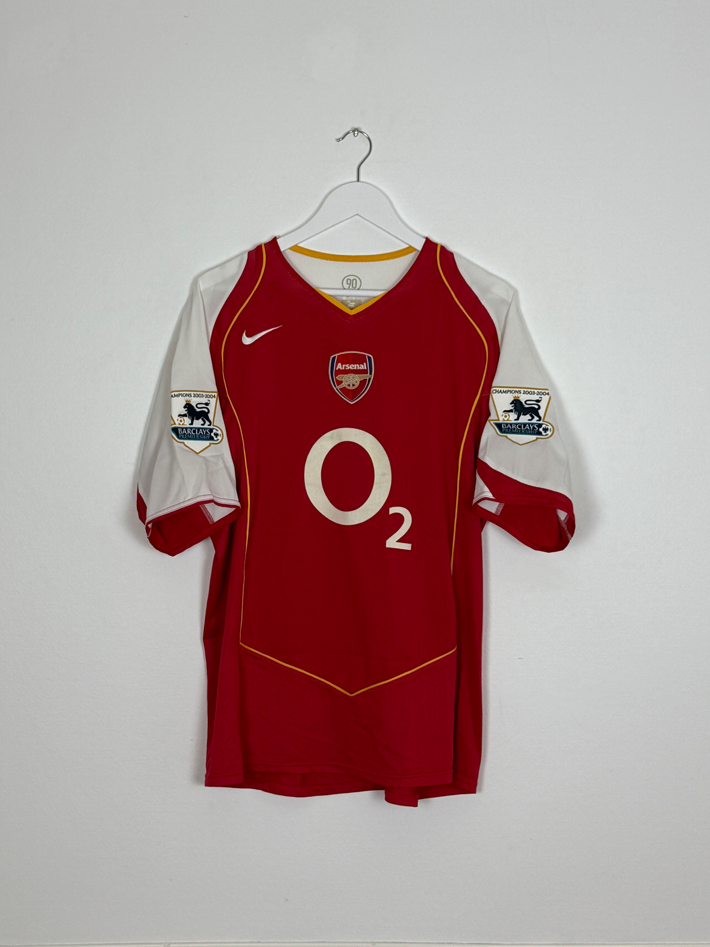 2004/05 Arsenal Home #4 Vieira (L)