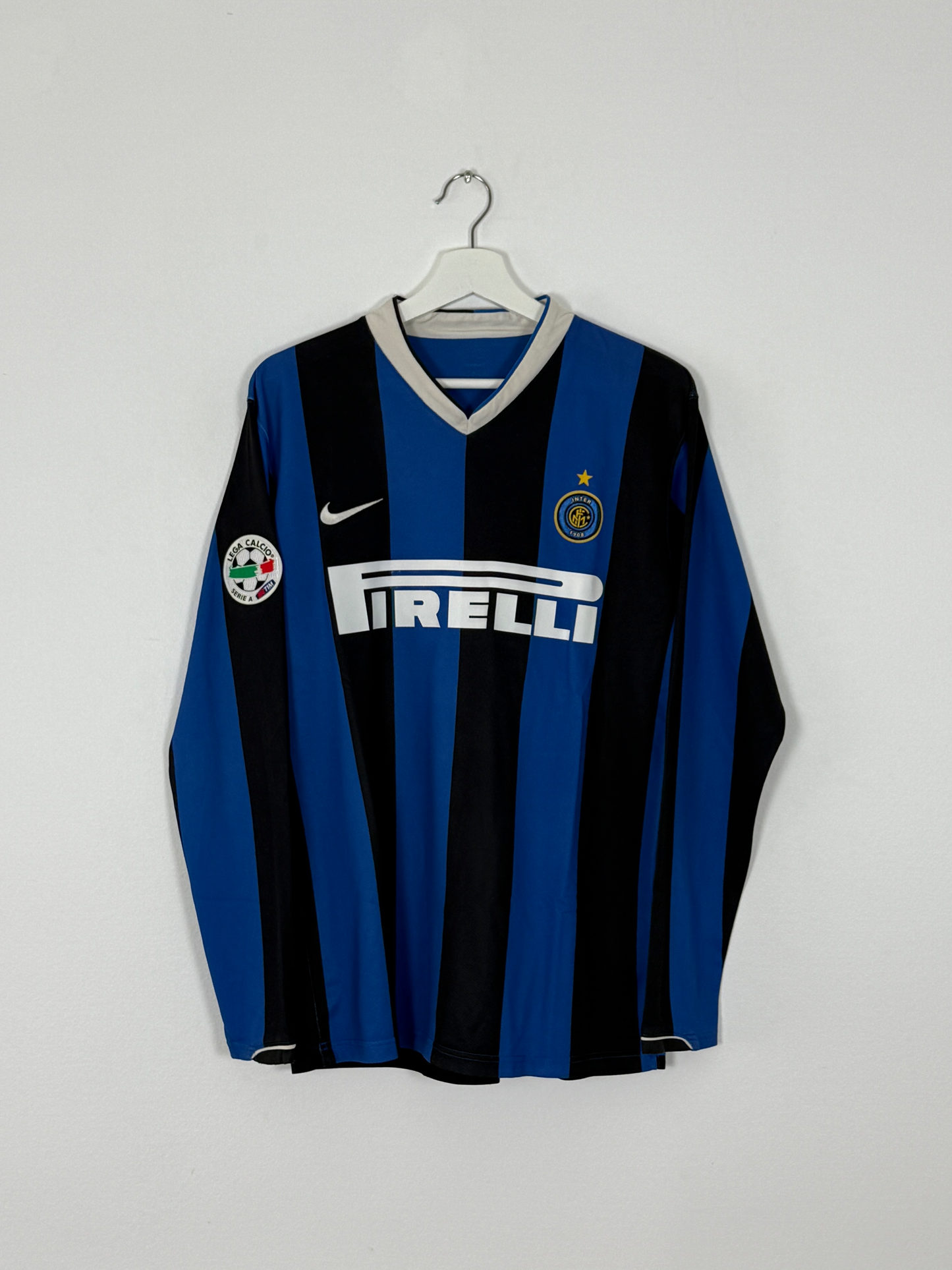 2006/07 Inter Milan Home L/S Zanetti #4 (M/L)