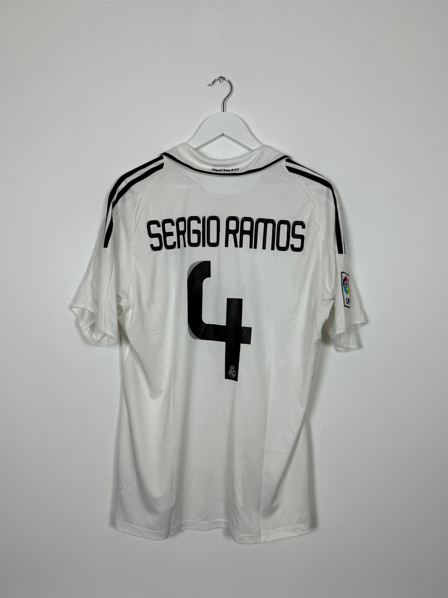 2008/09 Real Madrid Home #4 Sergio Ramos (L)