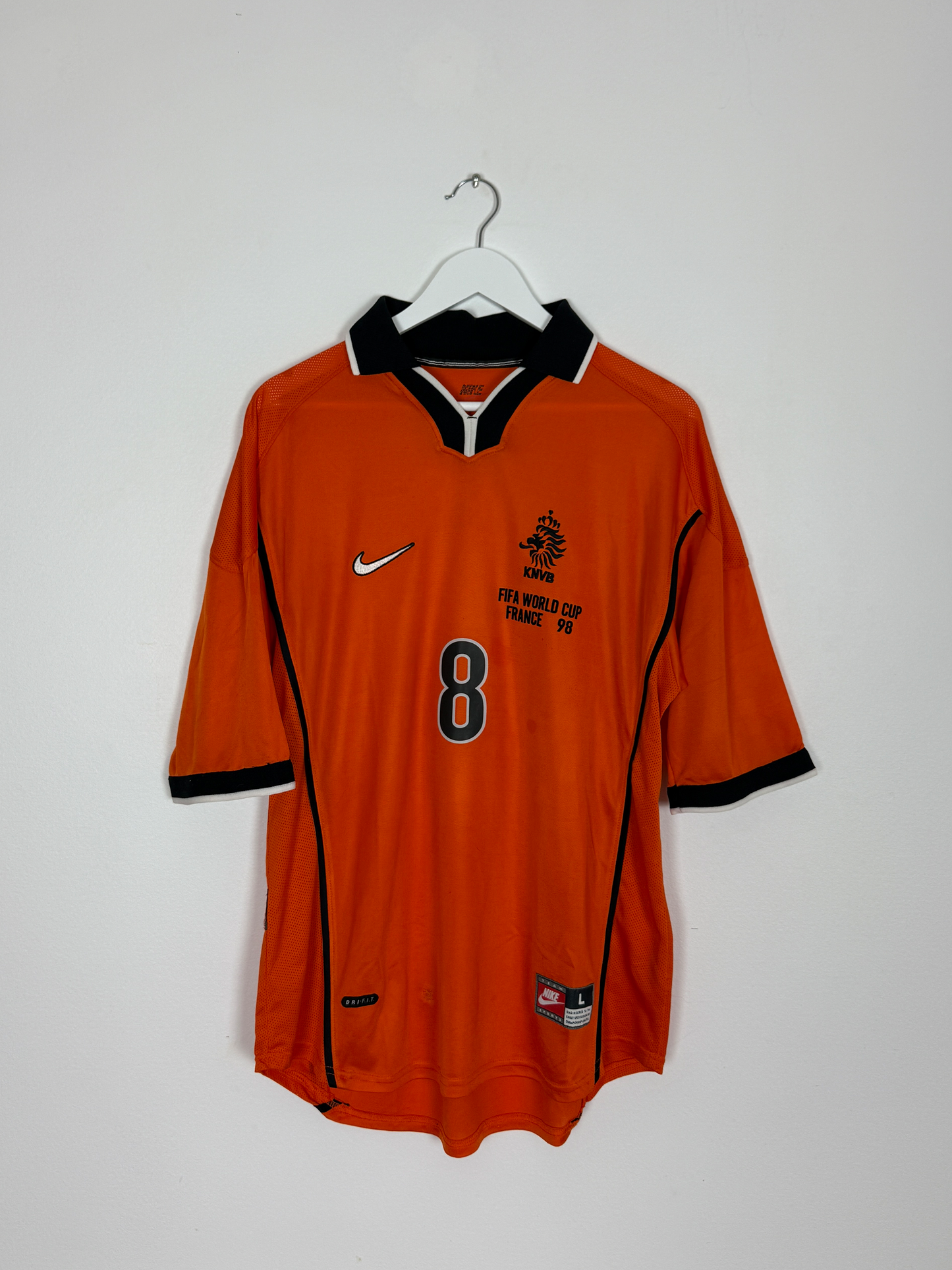 1998/99 Netherlands Home #8 Bergkamp (L)