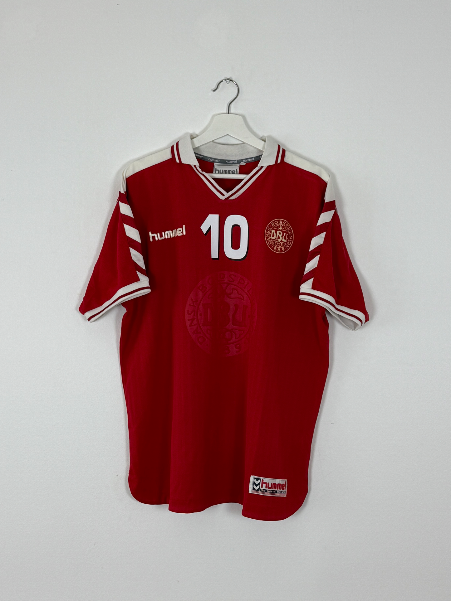 1998 Denmark Home Laudrup #10 (L/XL)