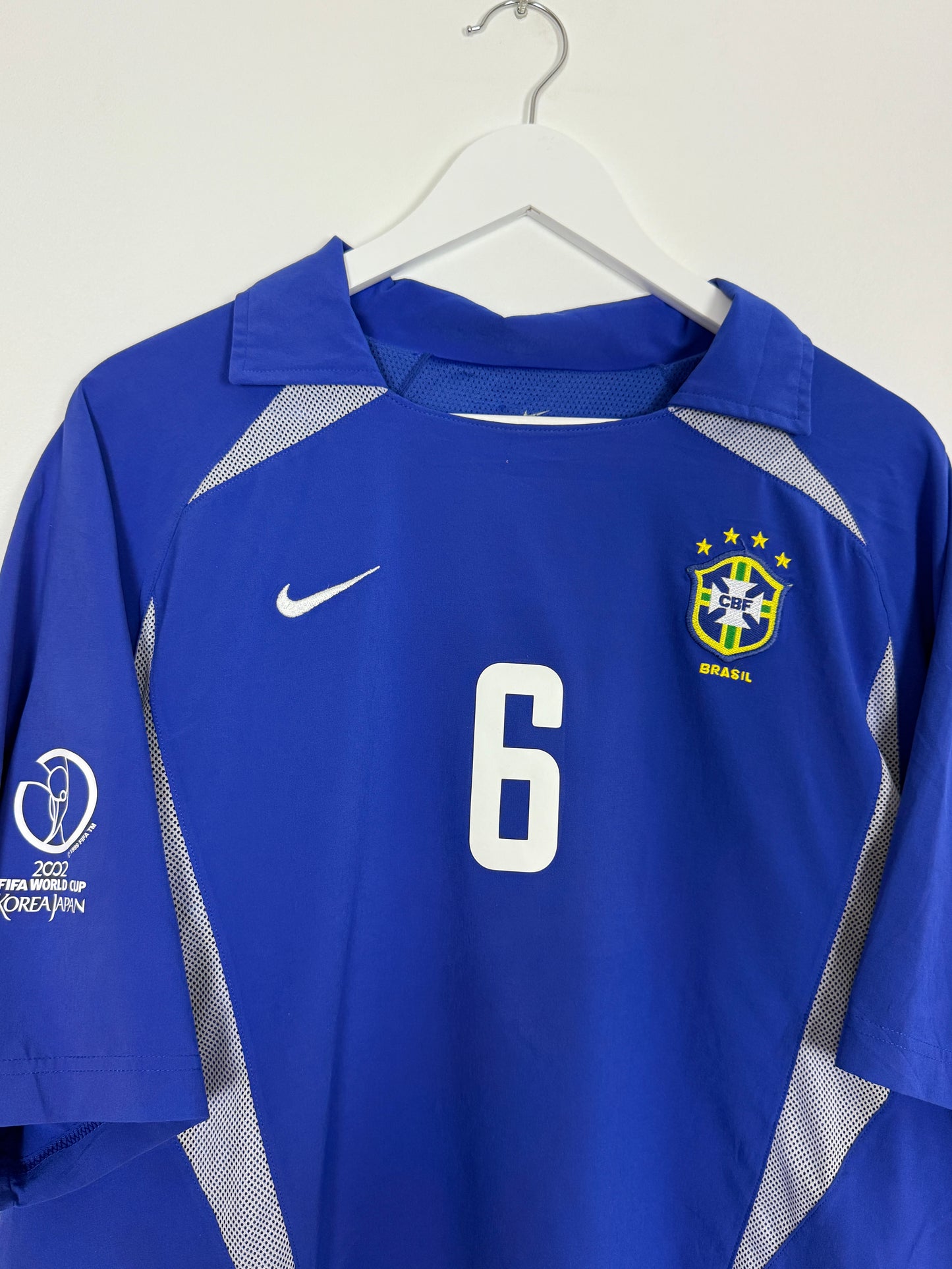 2002/04 Brazil Away Player Version #6 Roberto Carlos (L)