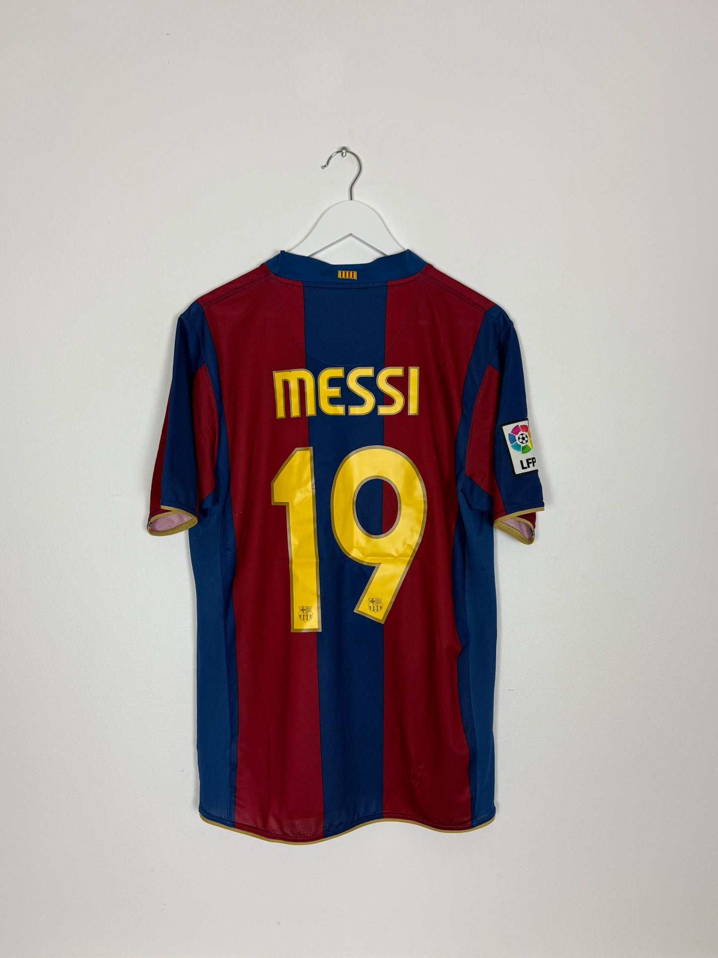 2007/08 Barcelona Home #19 Messi (M)