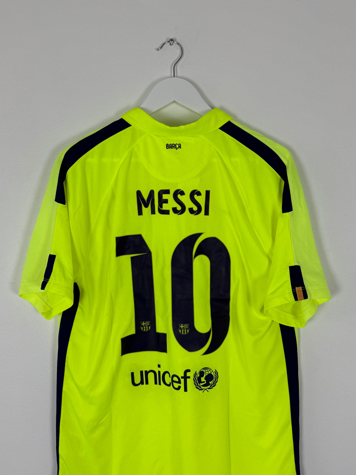 2014/15 FC Barcelona Third #10 Messi (L)