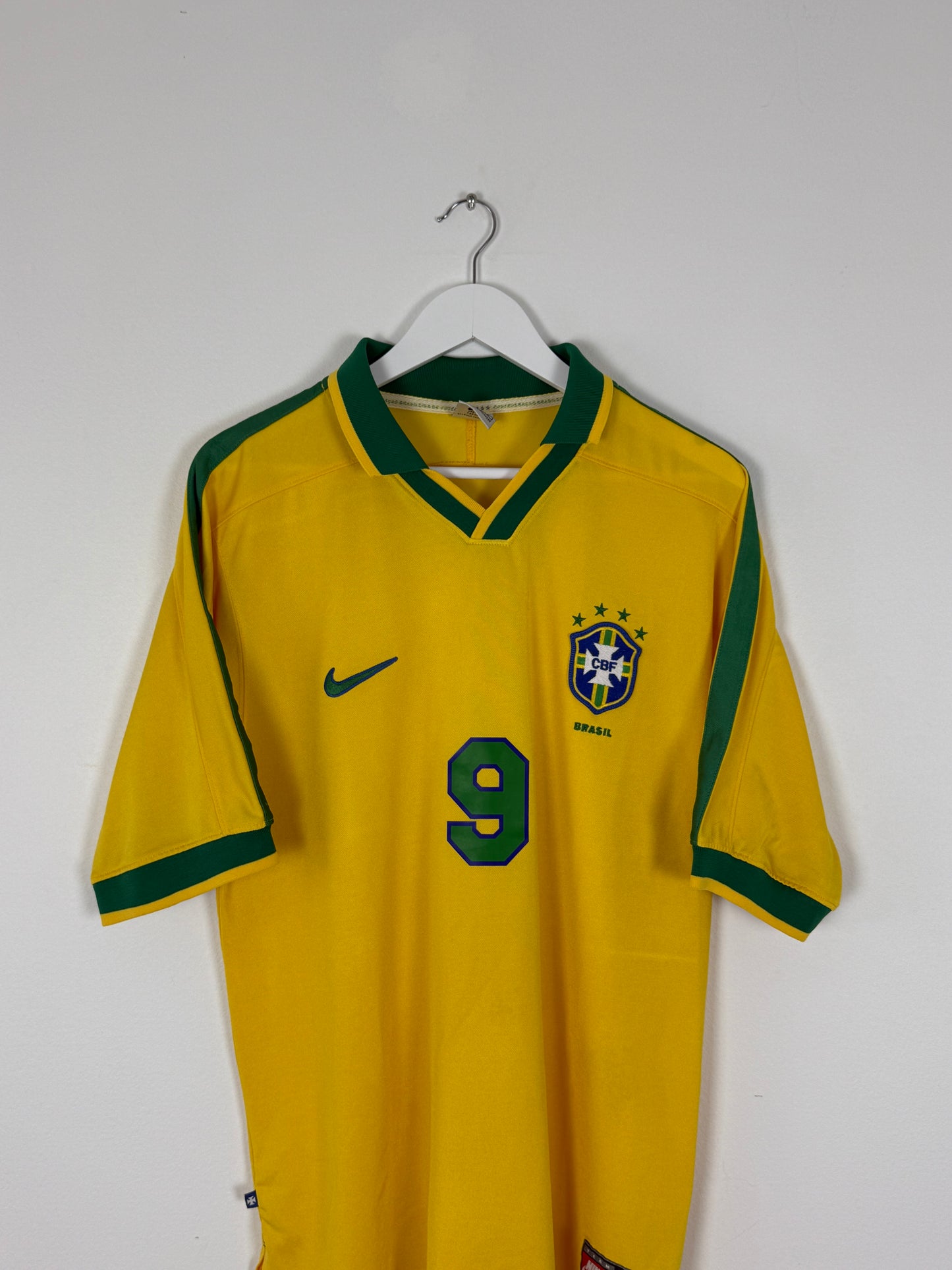 1997 Brazil Copa America Home #9 Ronaldo (L)
