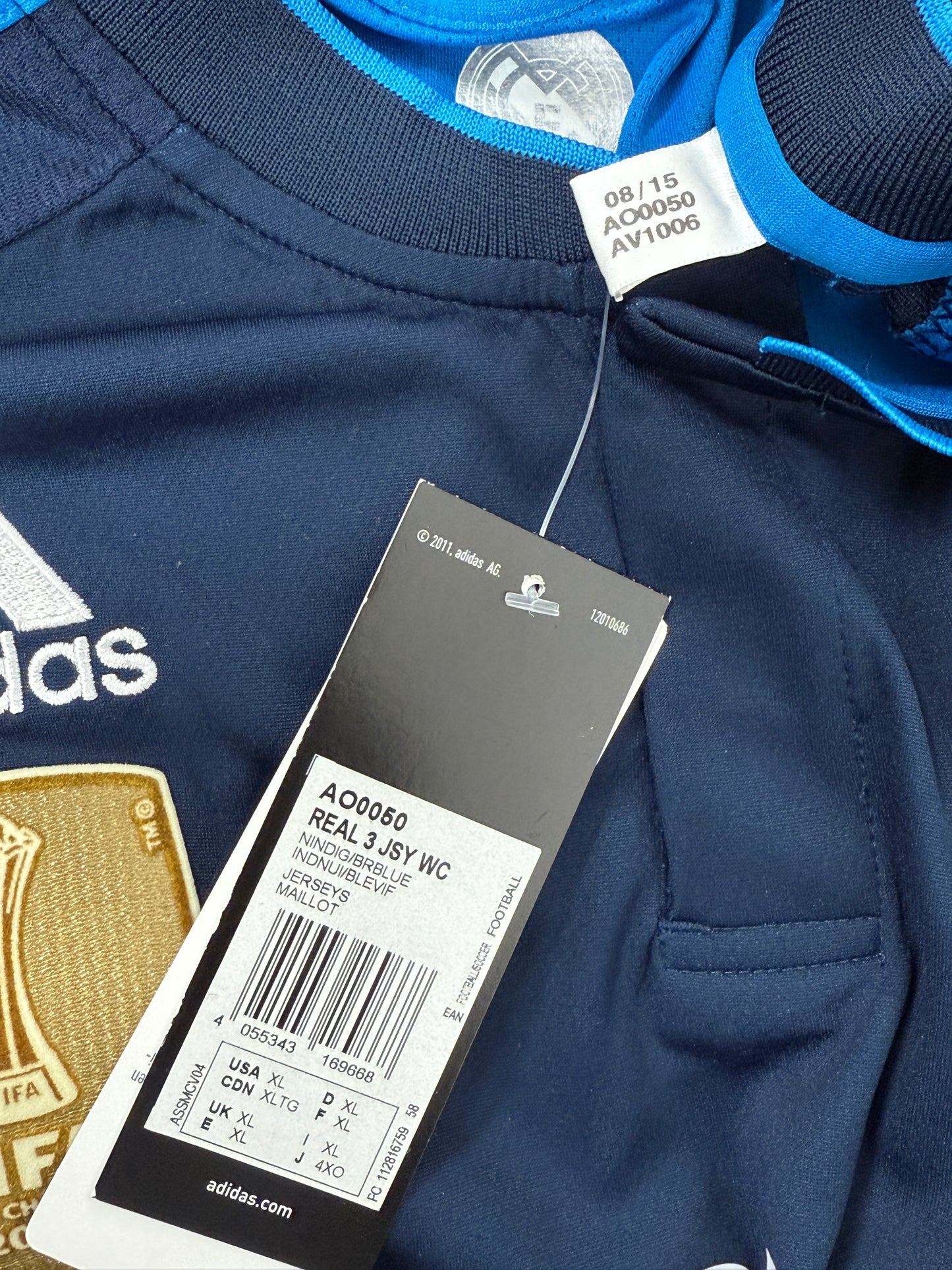 2015/16 Real Madrid Third #7 Ronaldo (XL, BNWT)