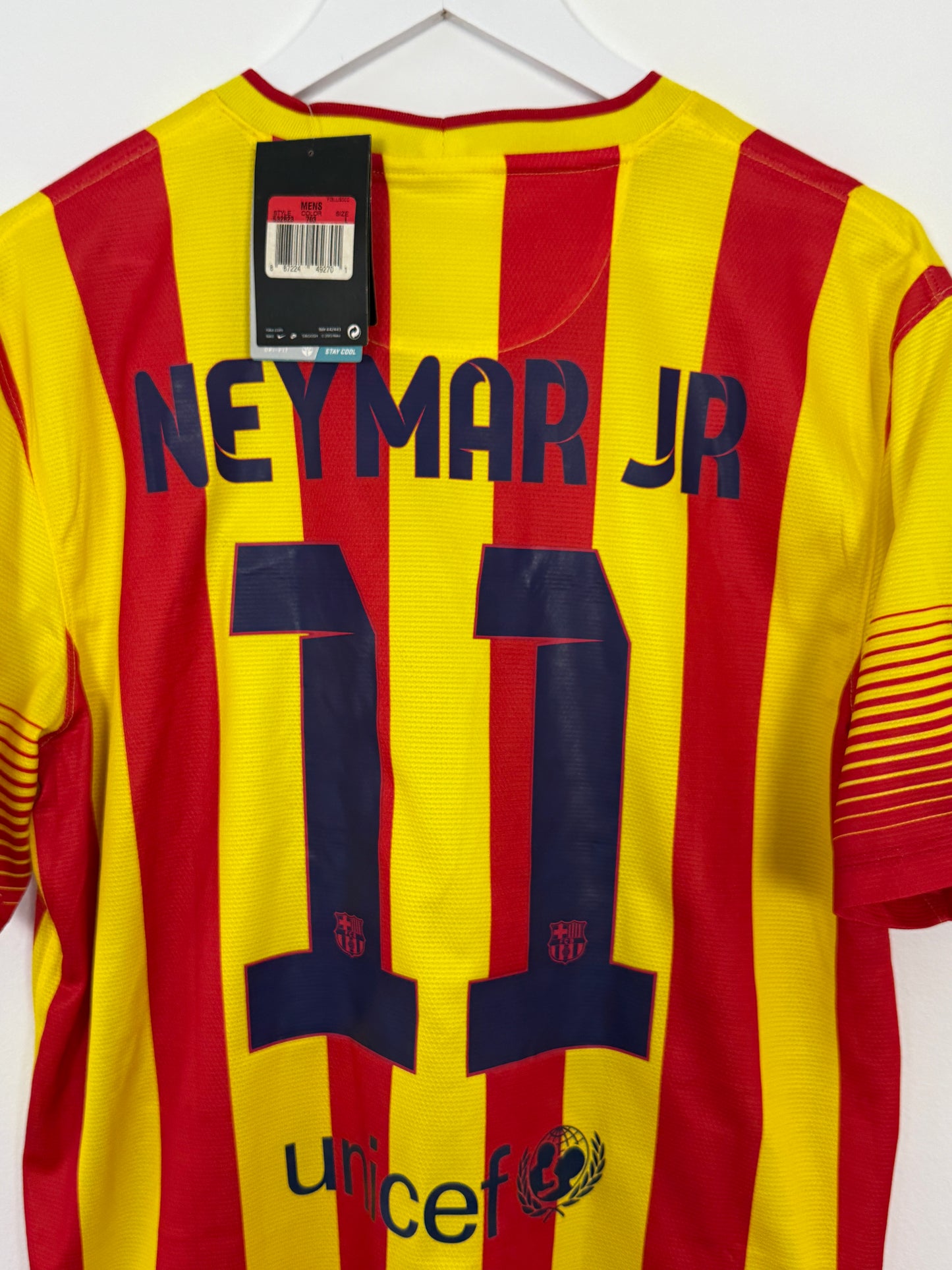 2013/14 FC Barcelona Away #11 Neymar (L, BNWT)