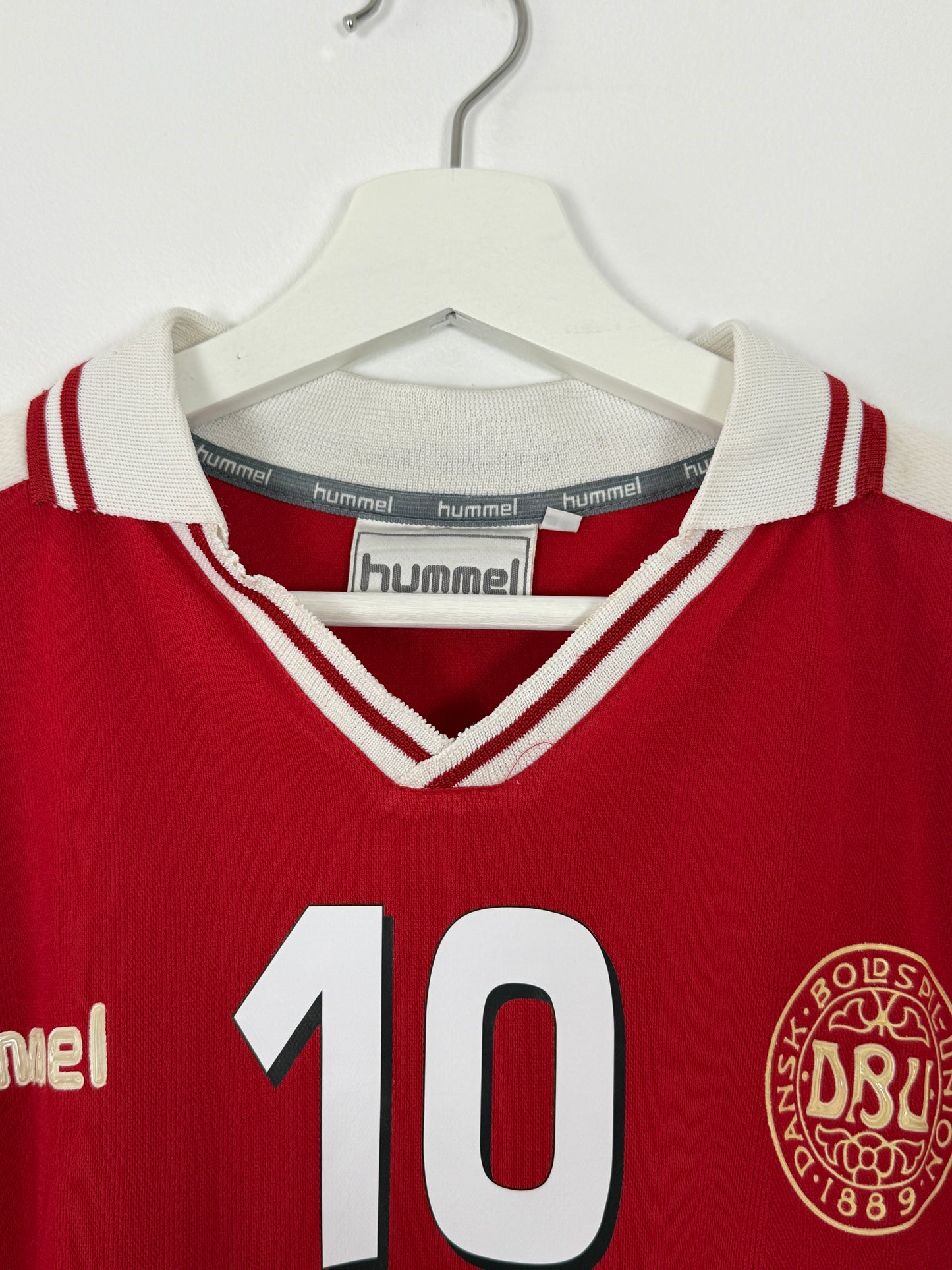 1998 Denmark Home Laudrup #10 (L/XL)