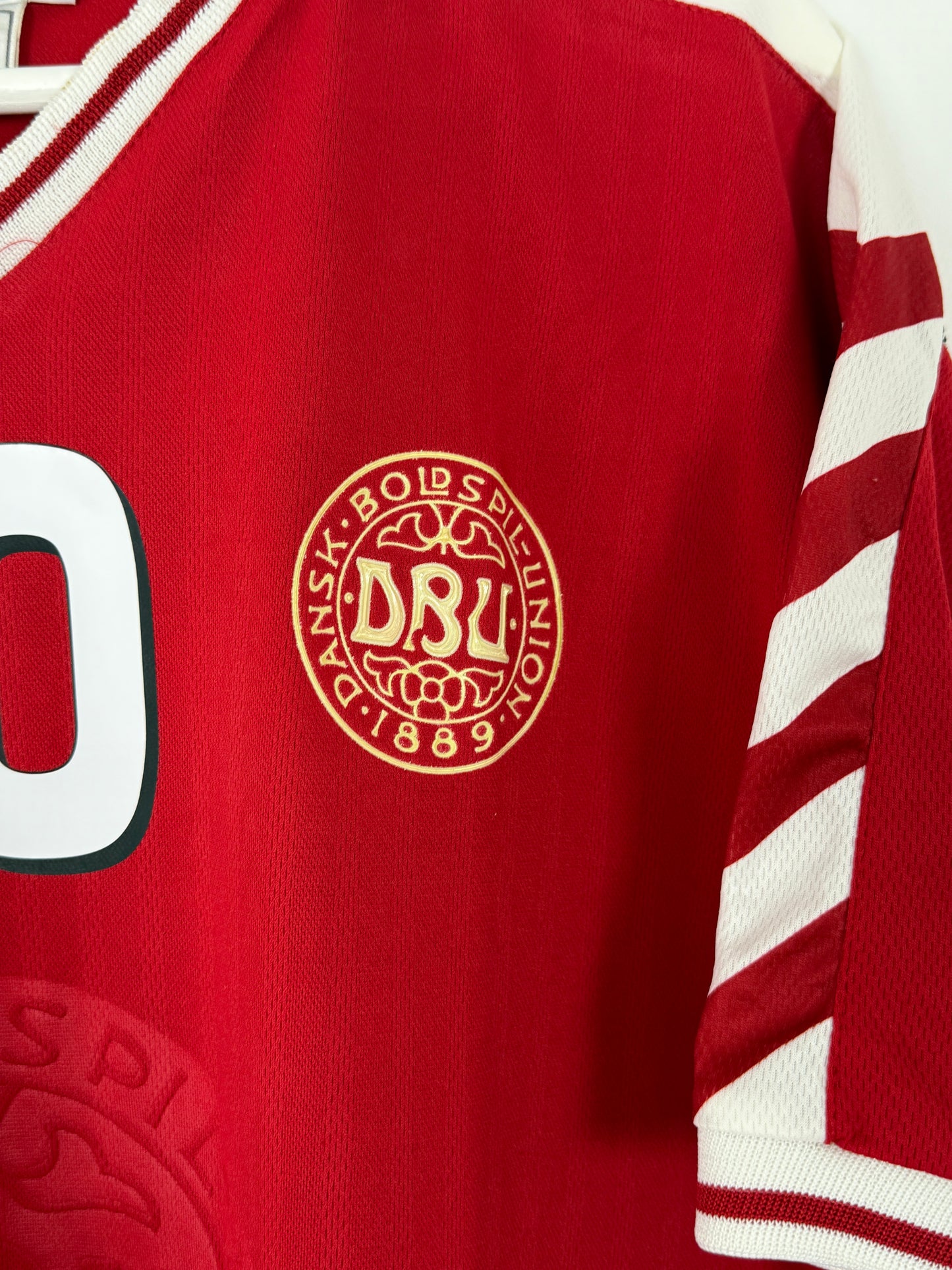 1998 Denmark Home Laudrup #10 (L/XL)
