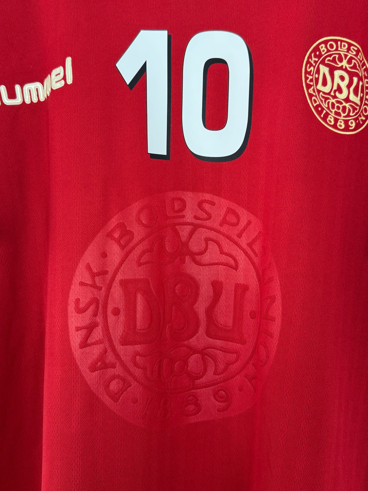 1998 Denmark Home Laudrup #10 (L/XL)