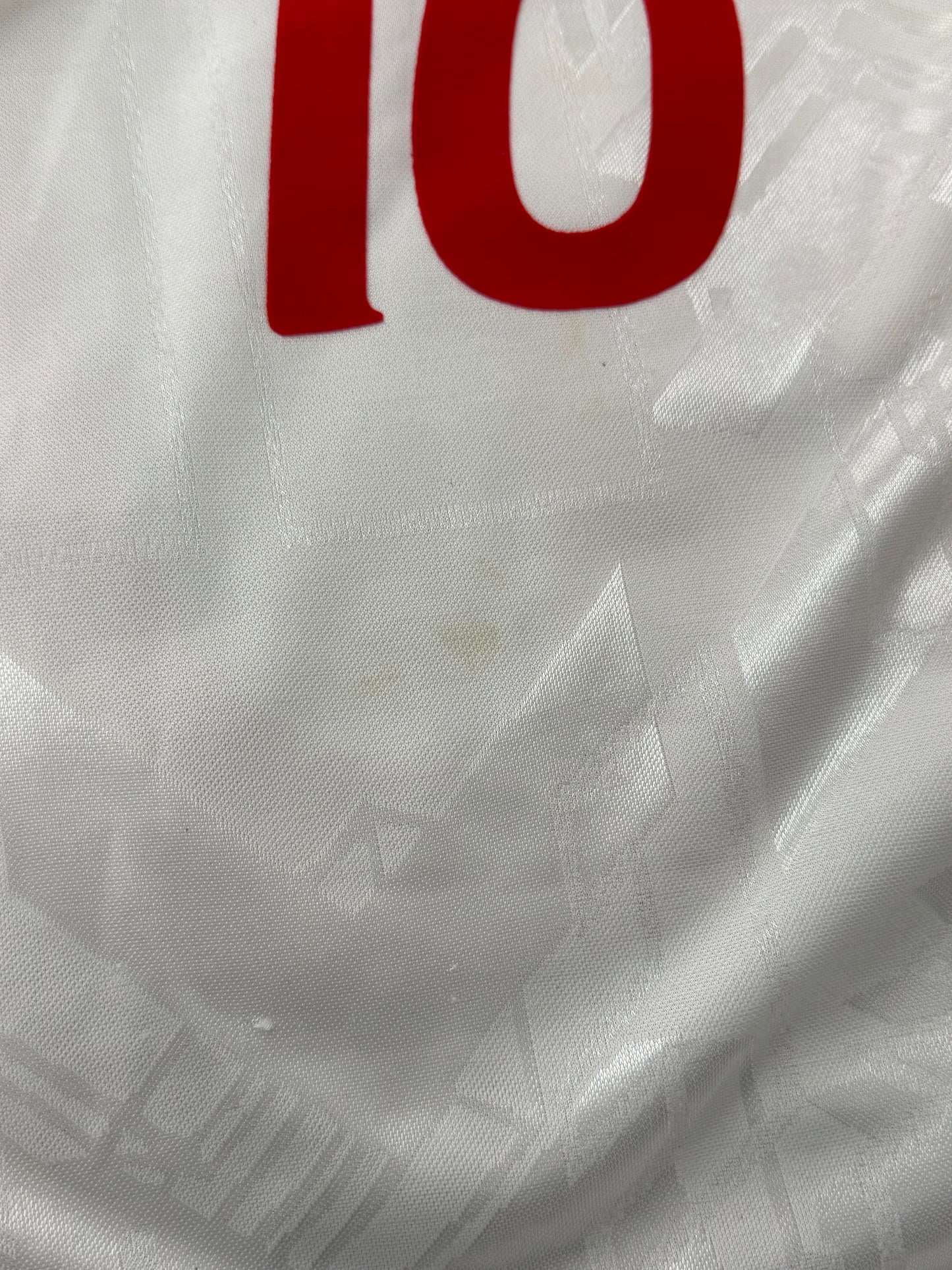 1996 Denmark Away Laudrup #10 (L/XL)