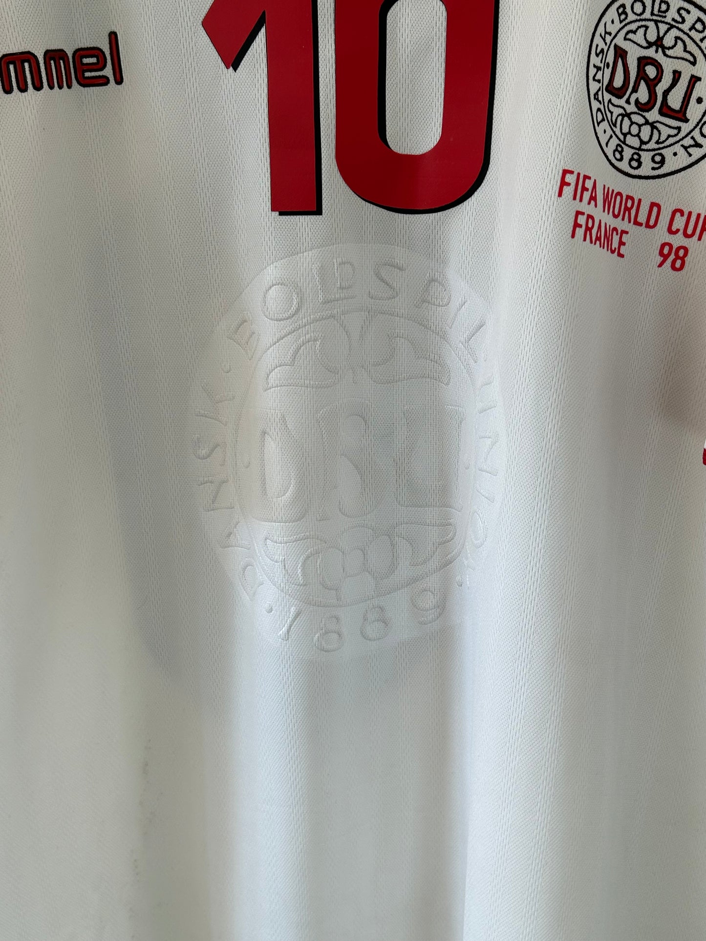 1998 Denmark Michael Laudrup #10 Away (L)