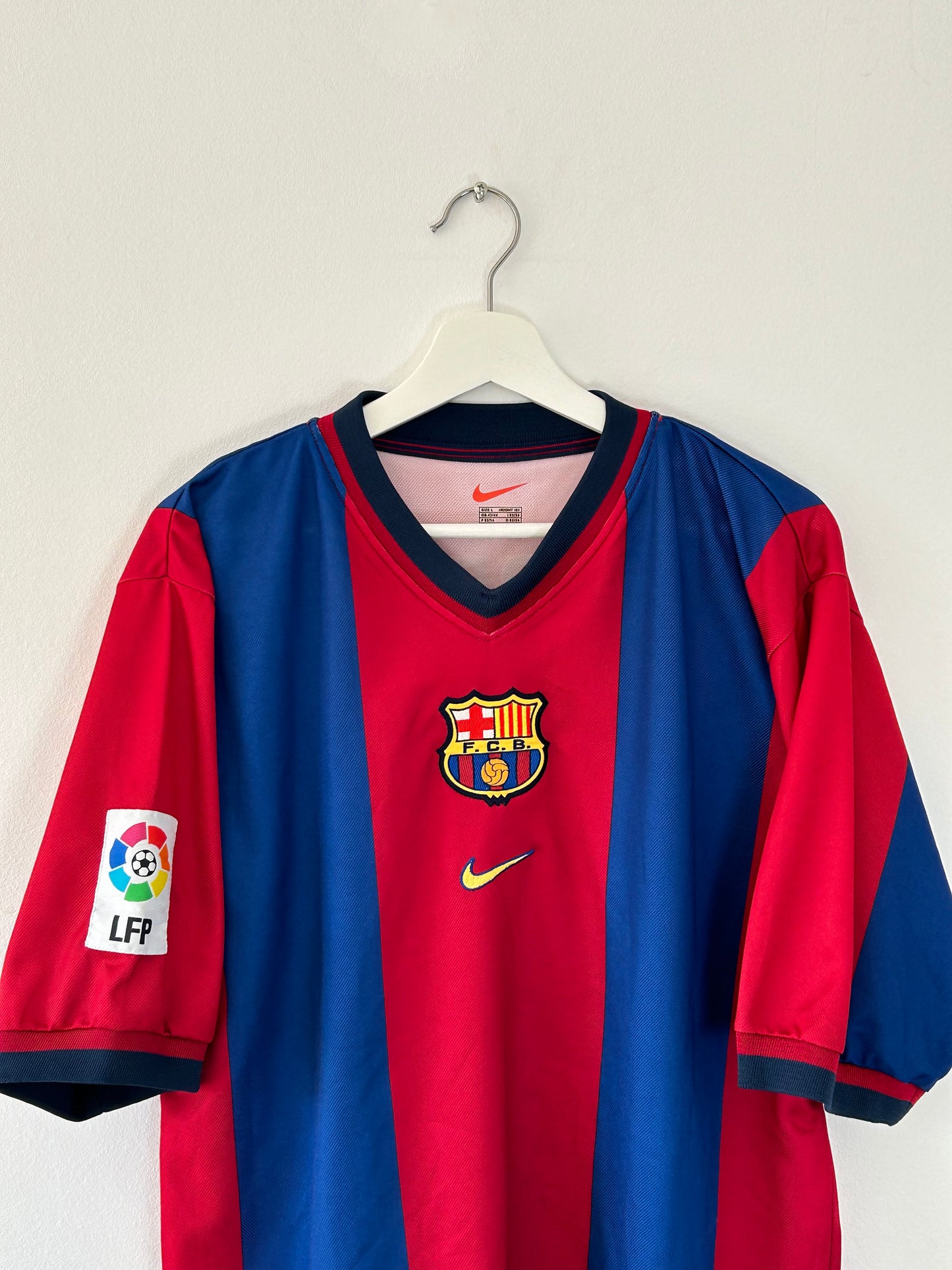 1998/99 FC Barcelona Guardiola #4 Home (L)
