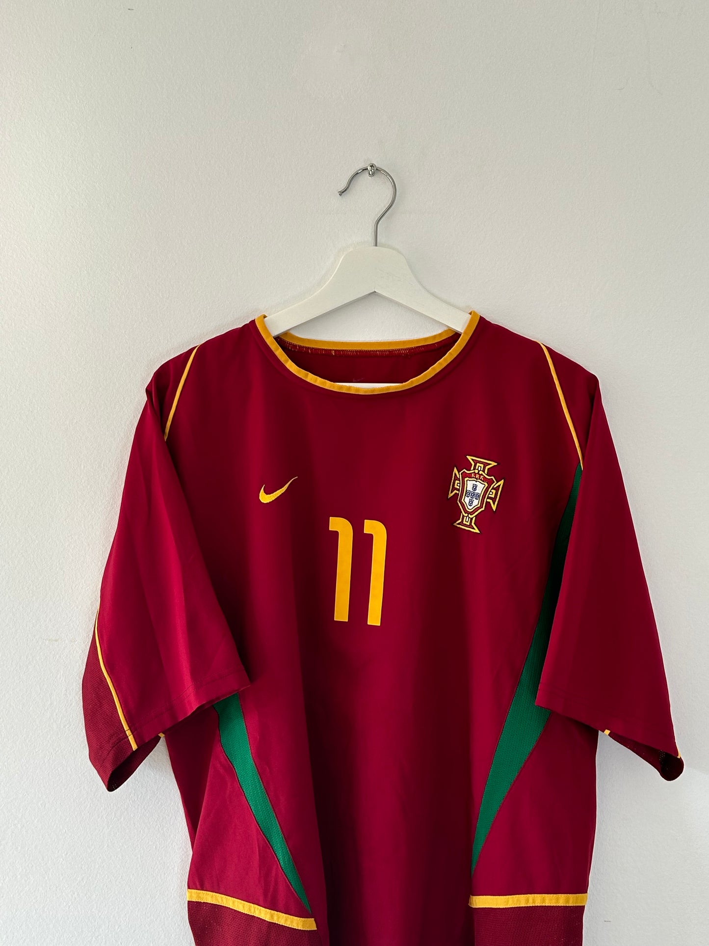 2002 Portugal Ronaldo #11 Home (L)