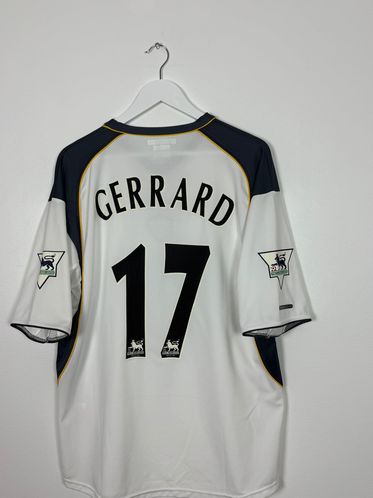 2001/03 Liverpool Away #8 Gerrard (XL)