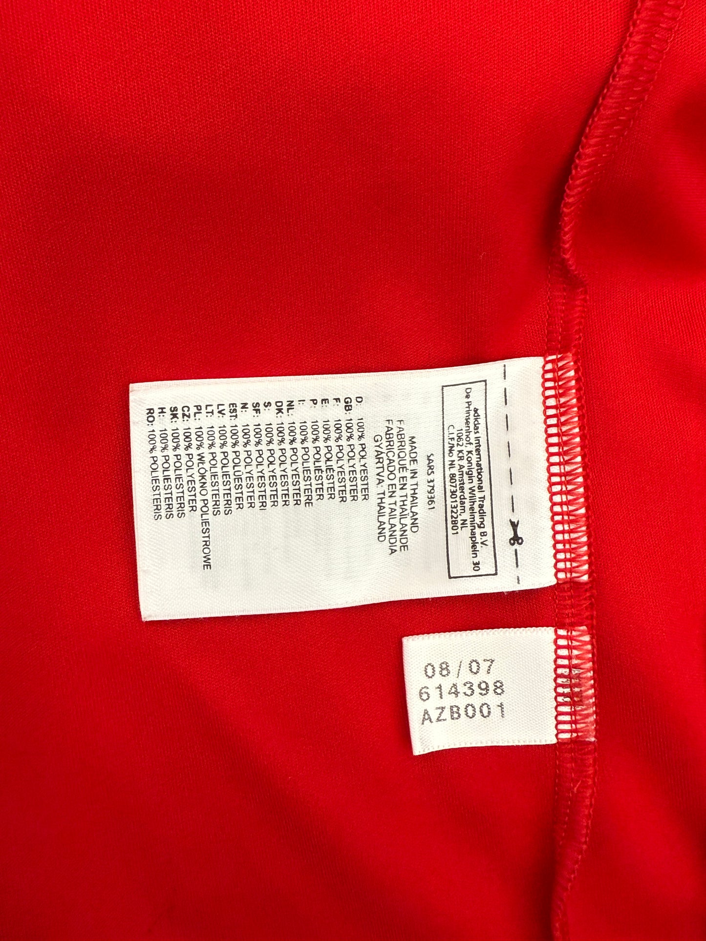 2008 Spain Home #7 David Villa (L)