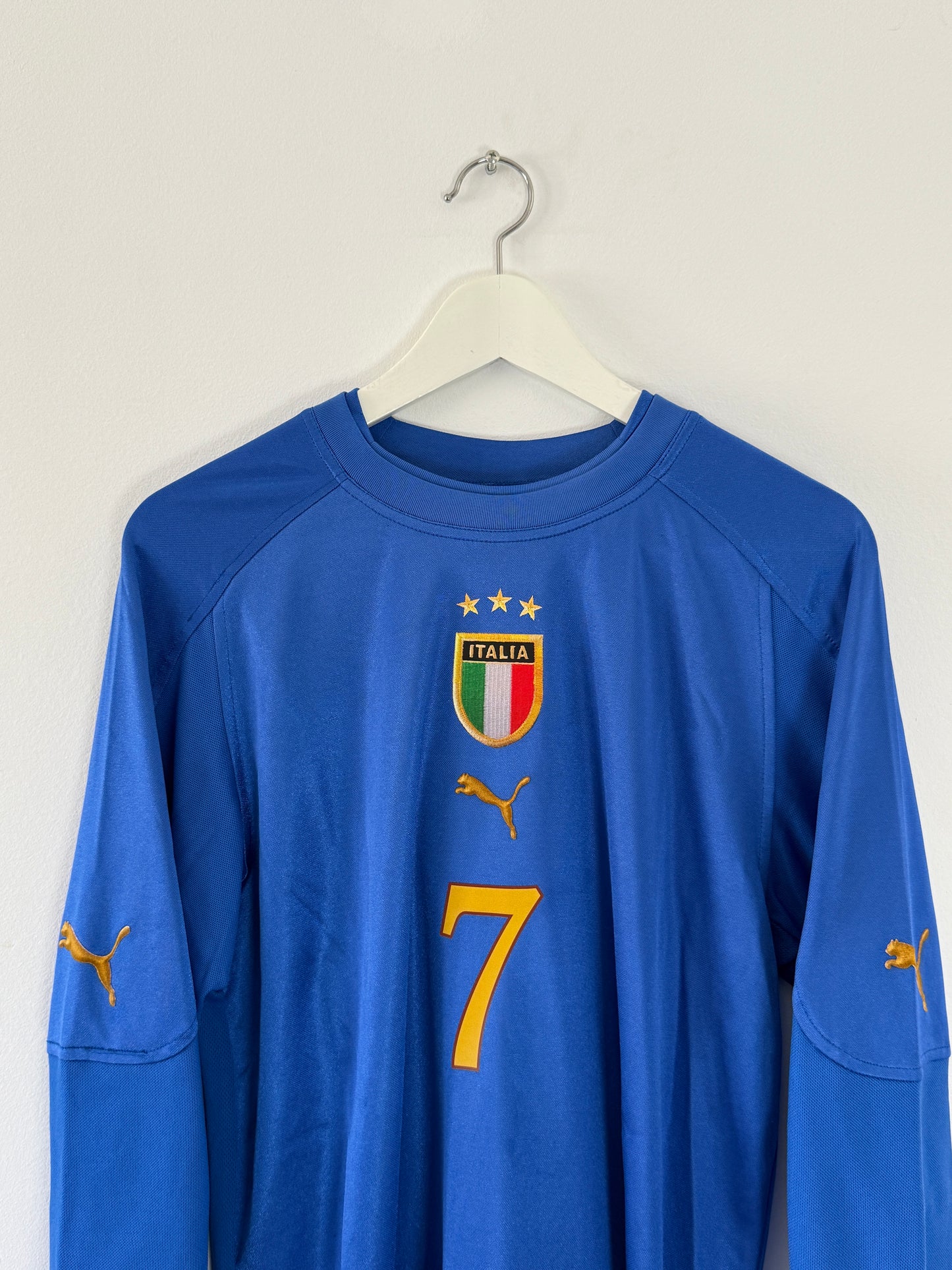 2004 Italy Home L/S #7 Del Piero (L)