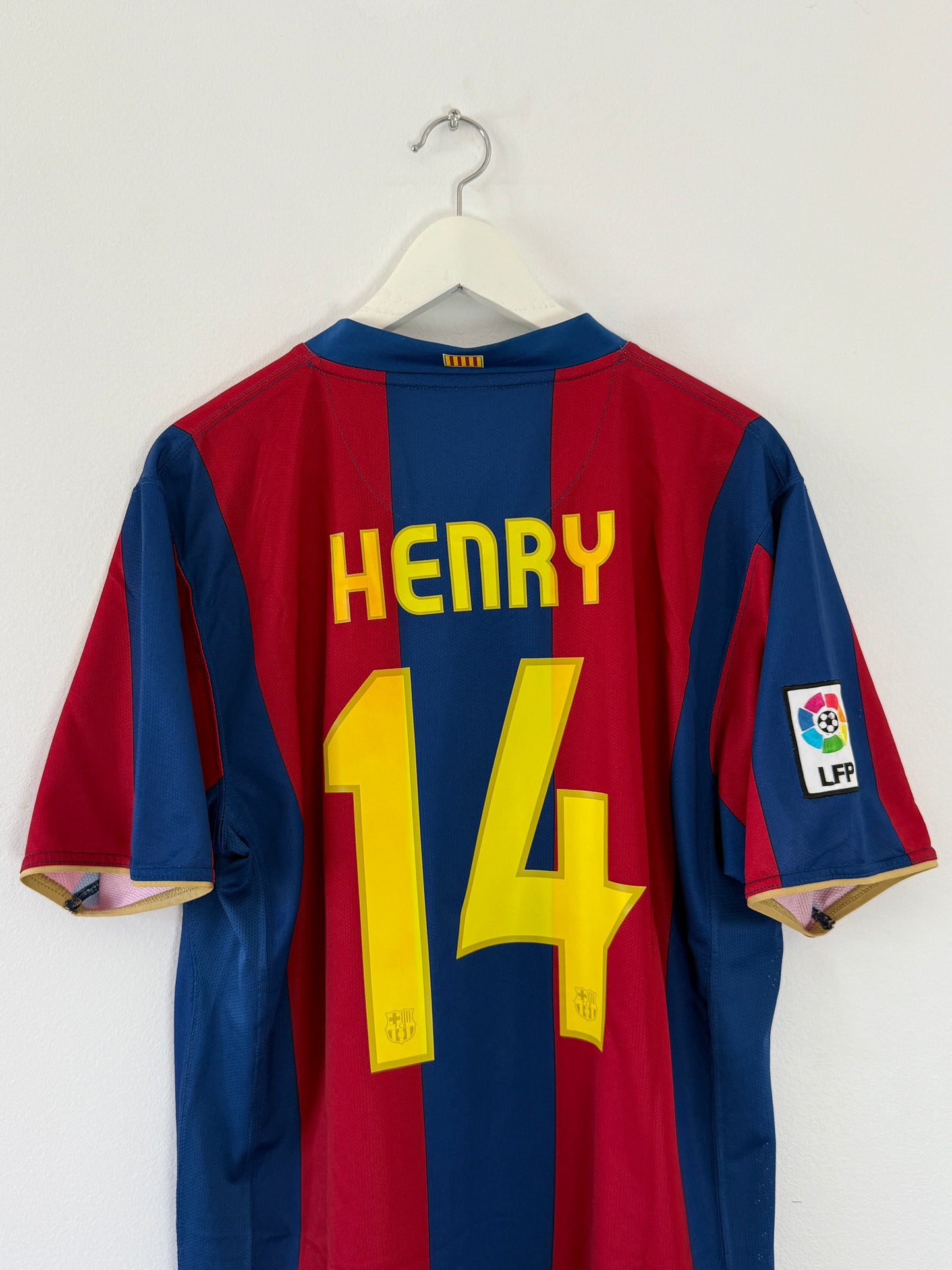 2007/08 Barcelona Home #14 Henry (L)