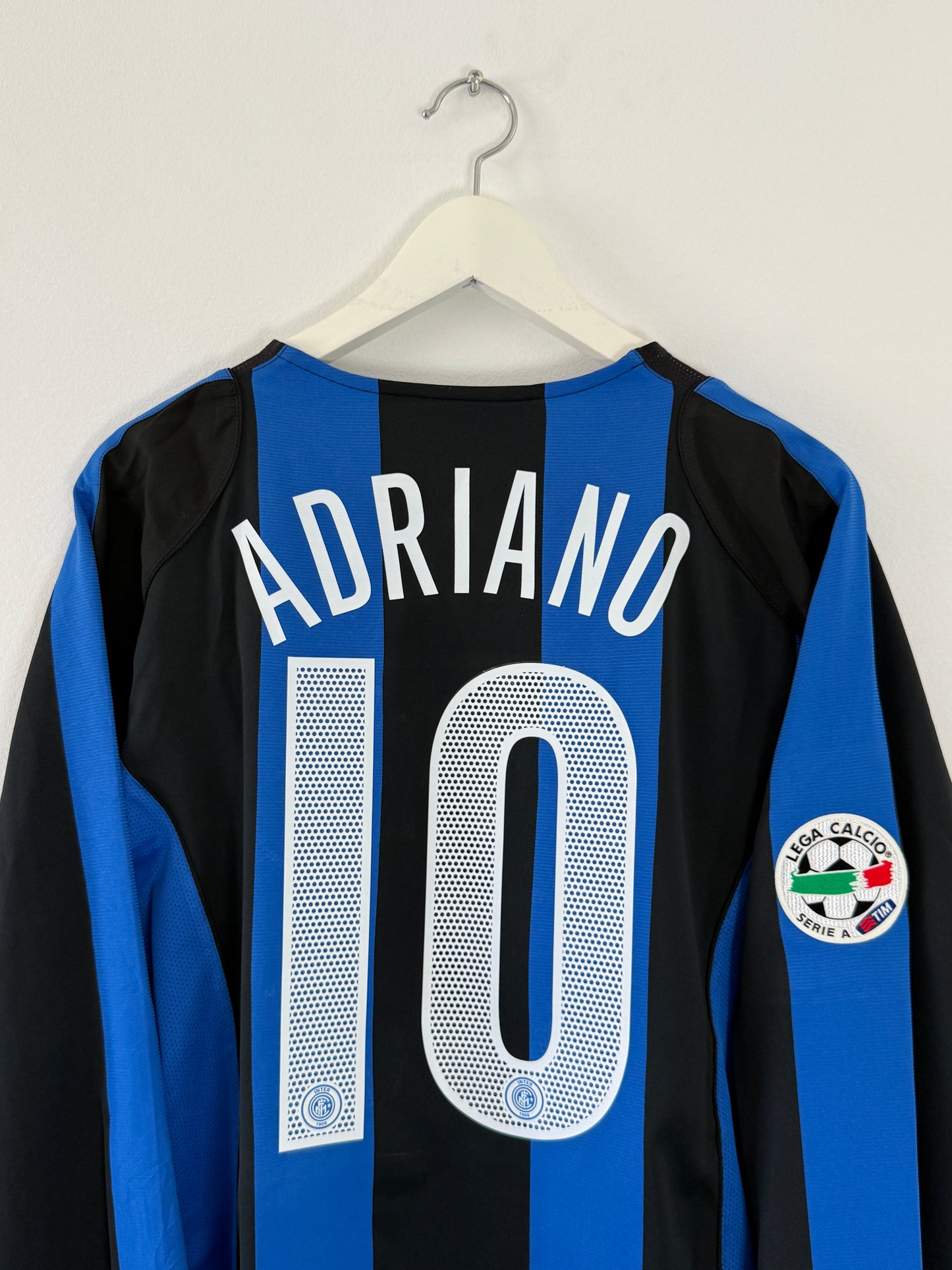 2004/05 Inter Milan Home L/S #10 Adriano (L)