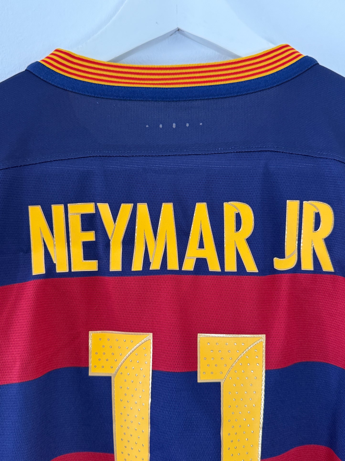 2015/16 Barcelona Home #11 Player Issue Neymar (L)