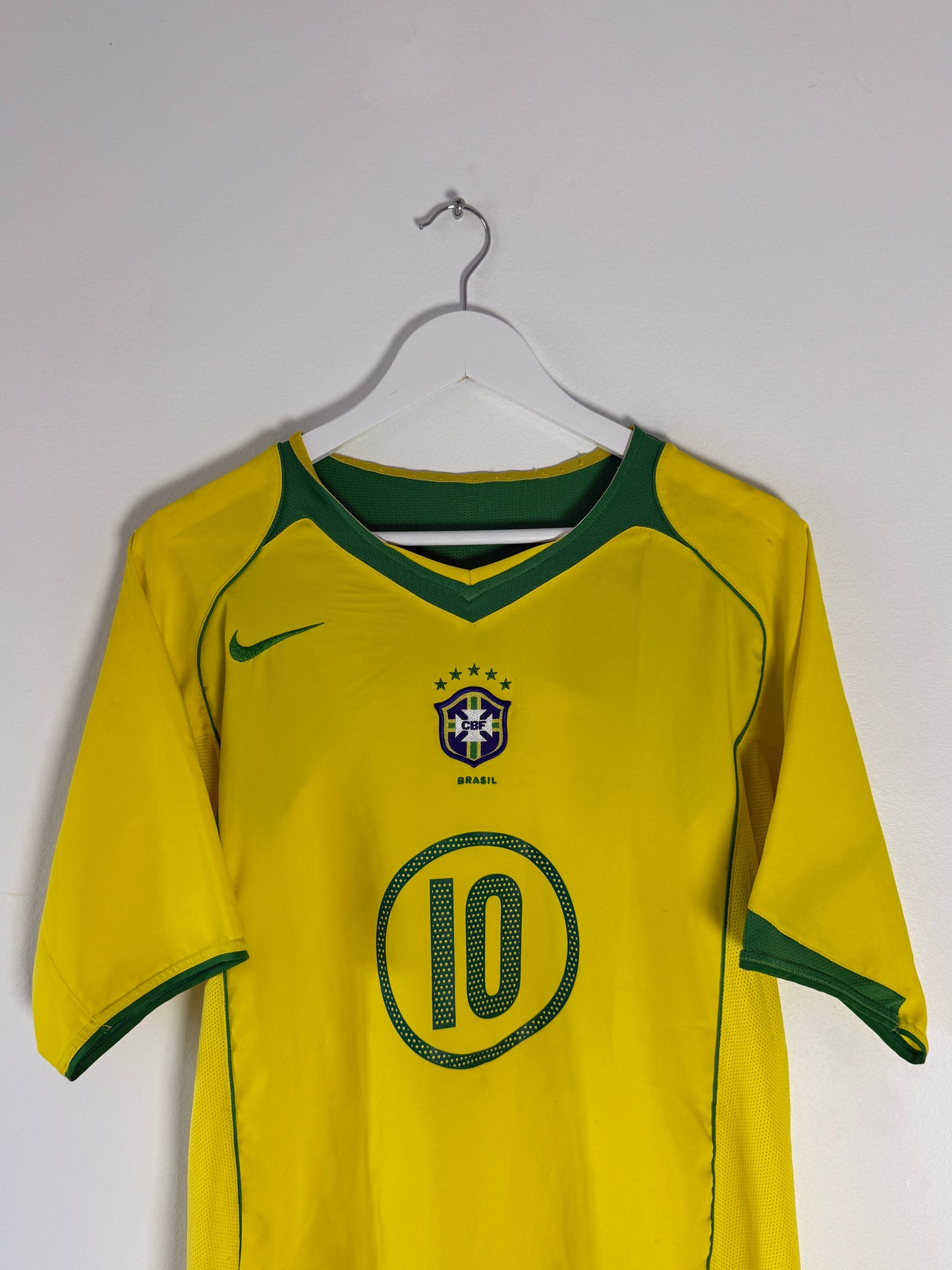 2004 Brazil Home #10 Ronaldinho (M)