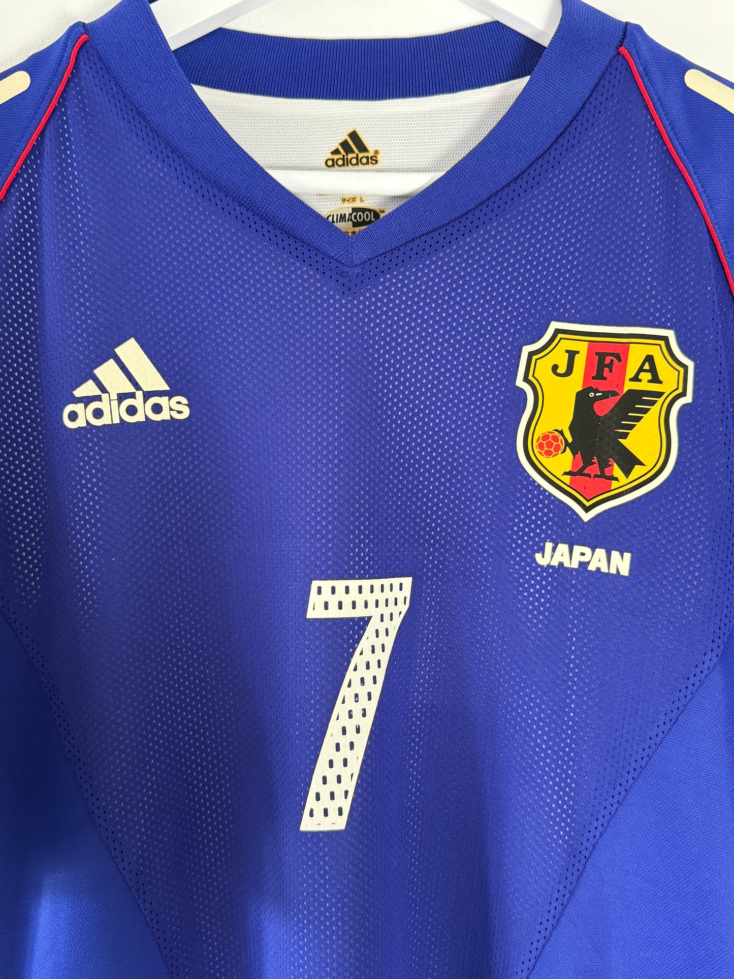 2002 Japan Home #7 Player Issue Nakata (L)
