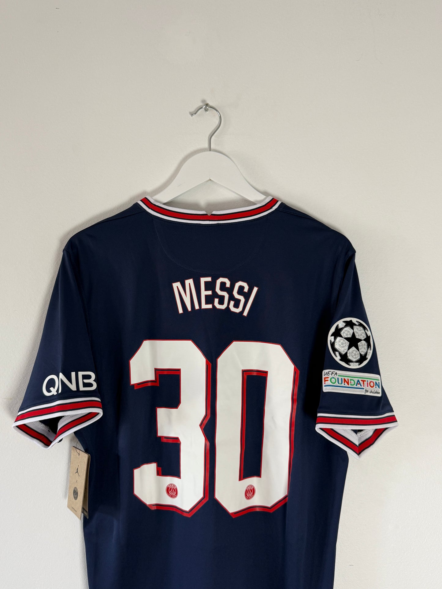 2021/22 PSG Home #30 Lionel Messi (L, BNWT)