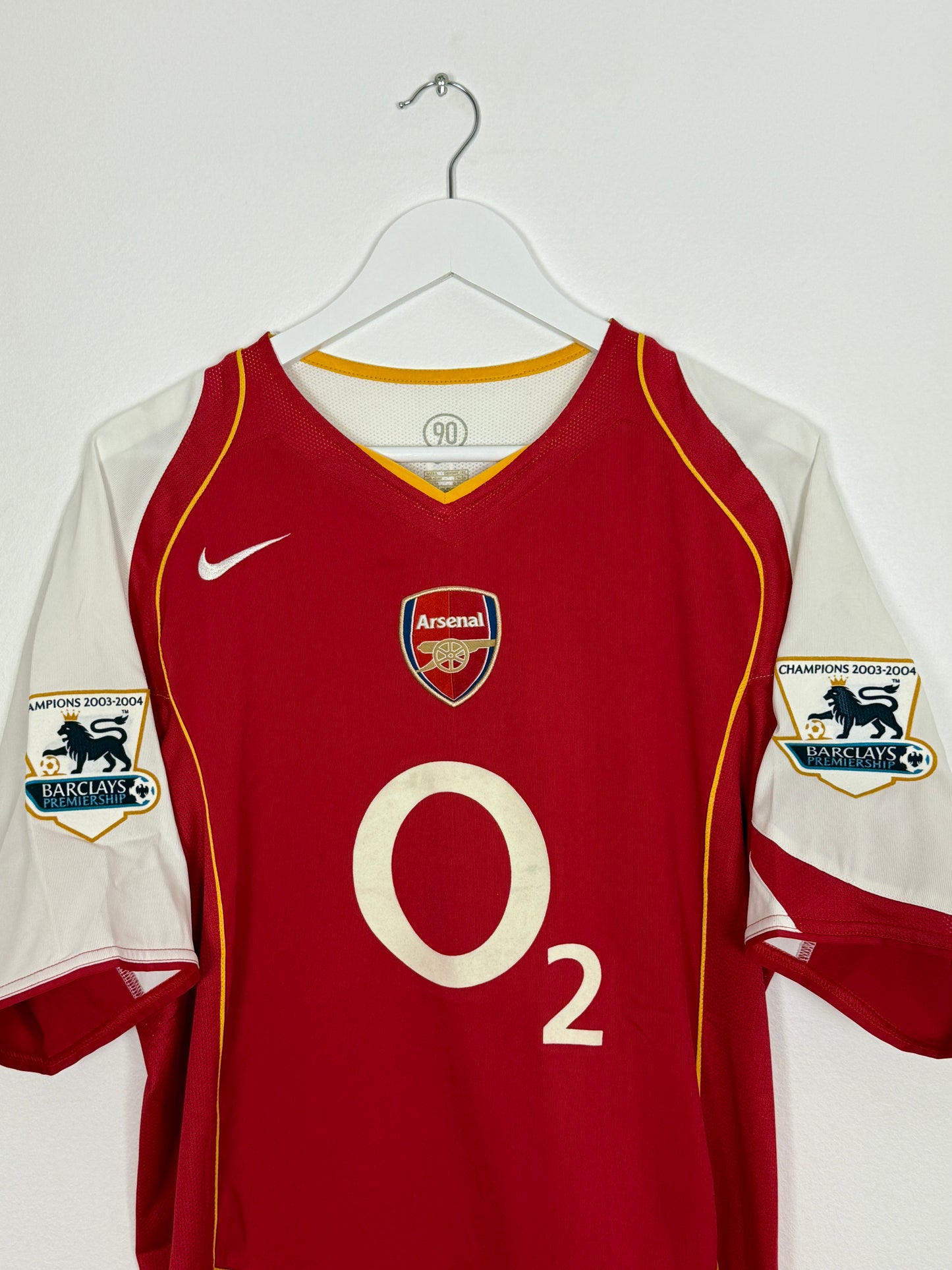 2004/05 Arsenal Home #4 Vieira (L)
