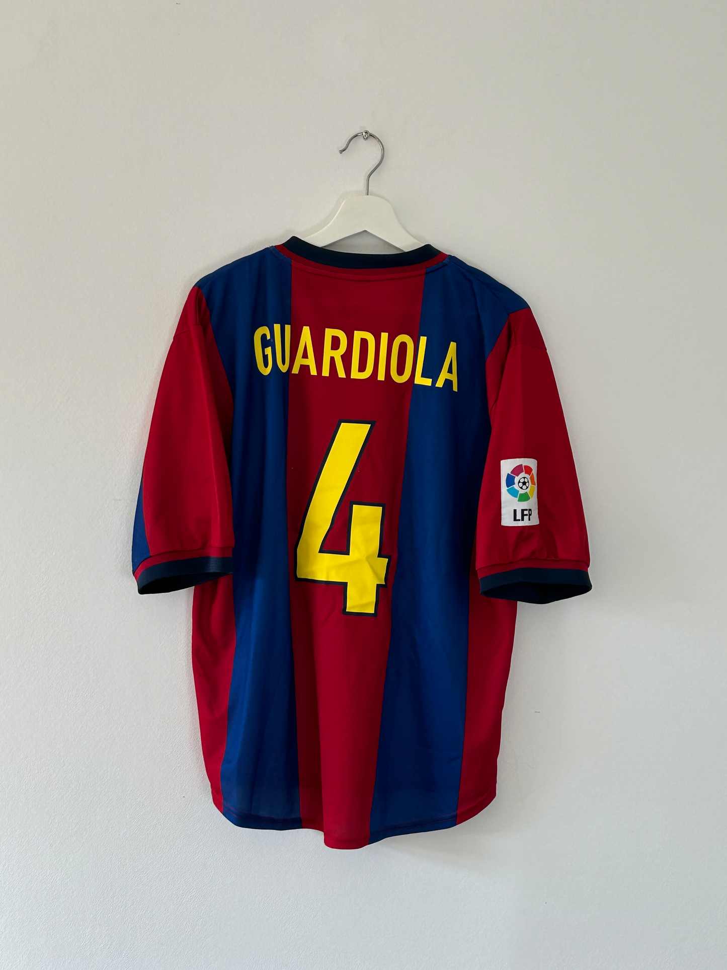 1998/99 FC Barcelona Guardiola #4 Home (L)