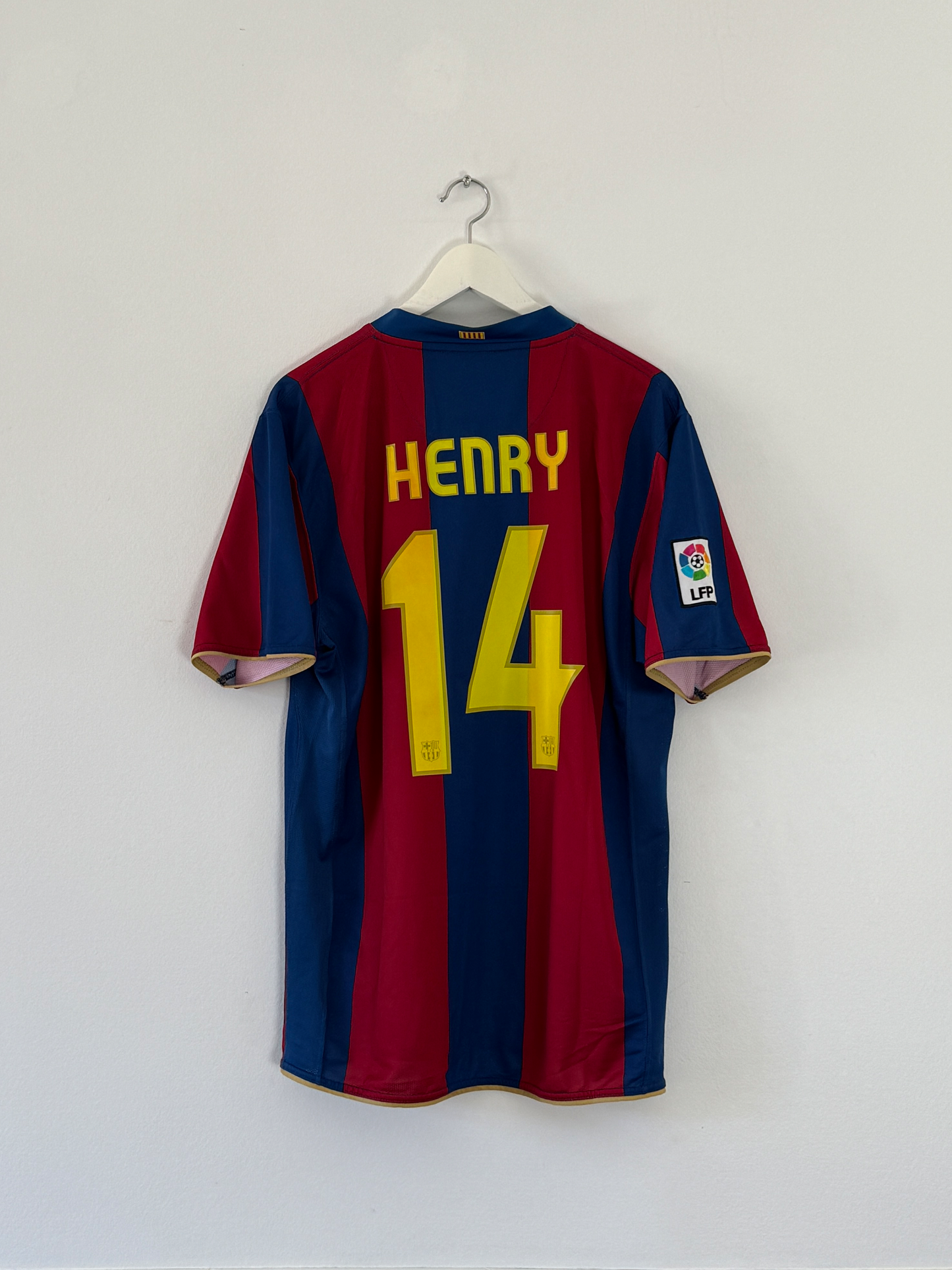 2007/08 Barcelona Home #14 Henry (L)