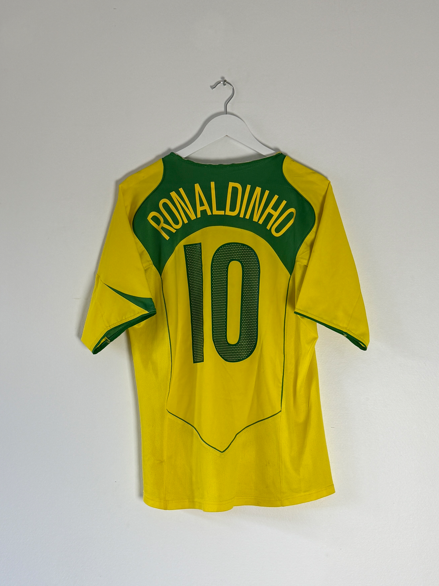 2004 Brazil Home #10 Ronaldinho (M)
