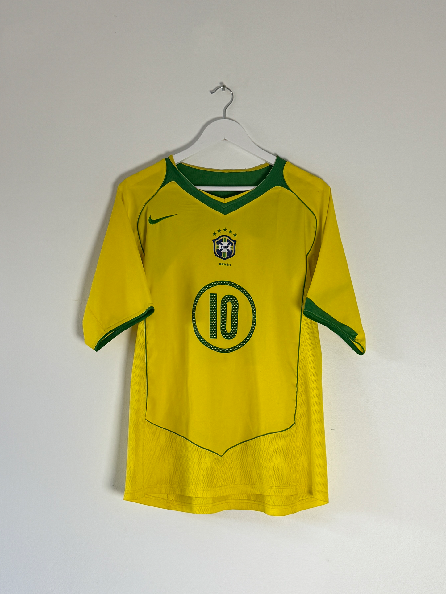2004 Brazil Home #10 Ronaldinho (M)