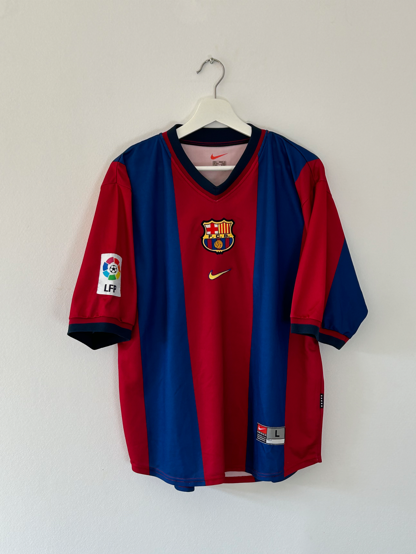1998/99 FC Barcelona Guardiola #4 Home (L)