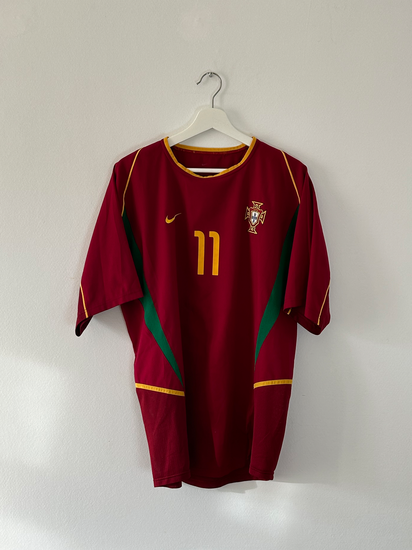 2002 Portugal Ronaldo #11 Home (L)