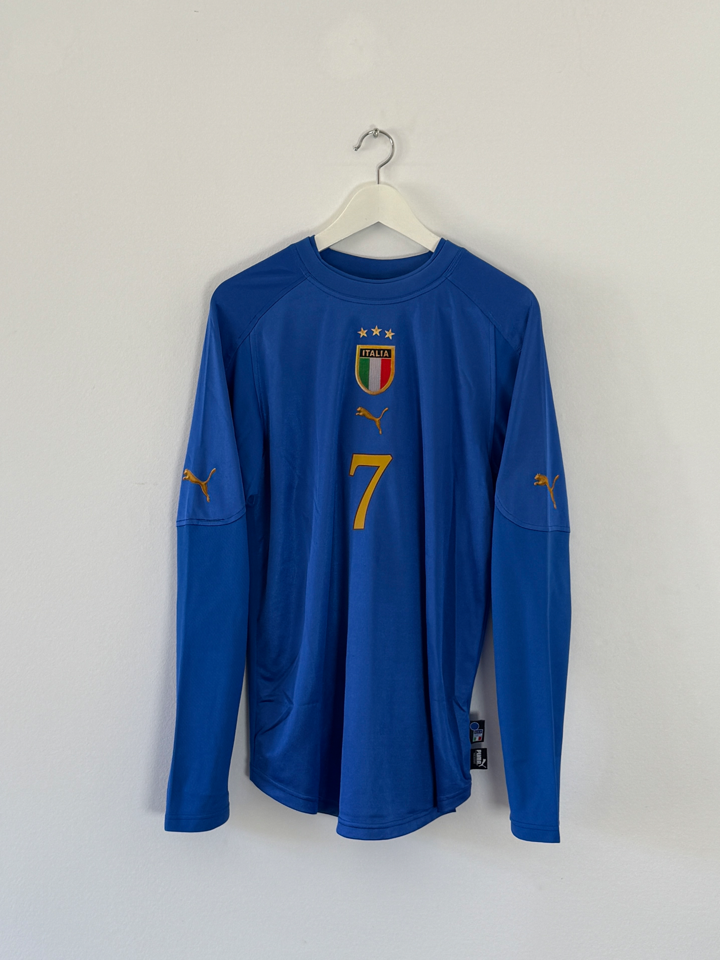 2004 Italy Home L/S #7 Del Piero (L)