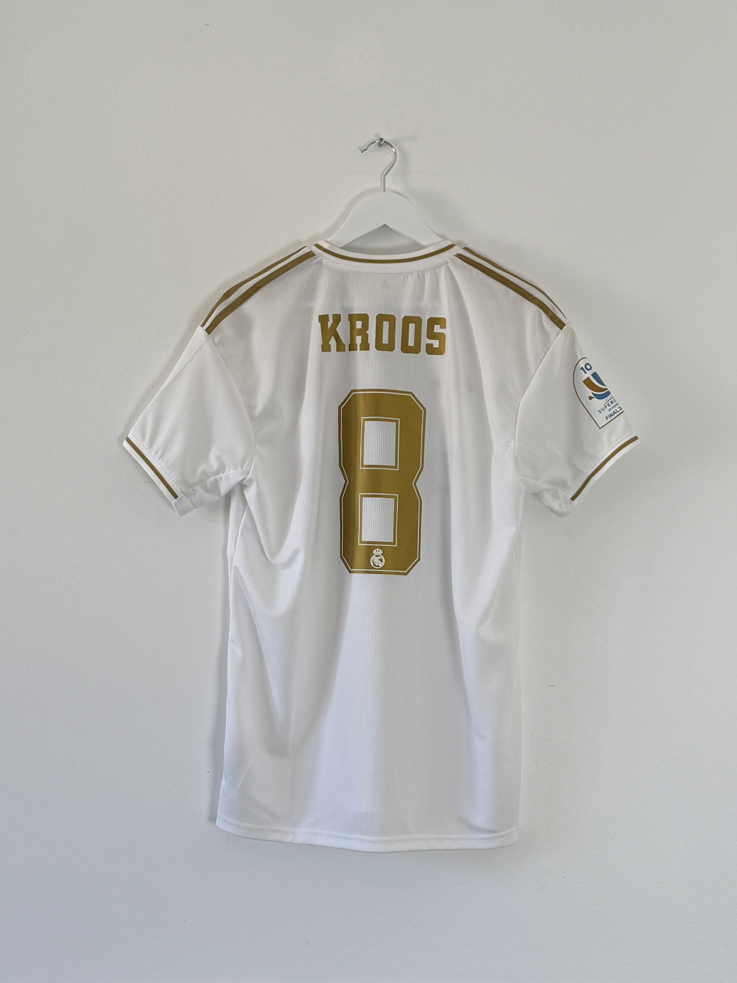 2019/20 Real Madrid Home #8 Kroos Supercopa de Espana (L, BNWT)