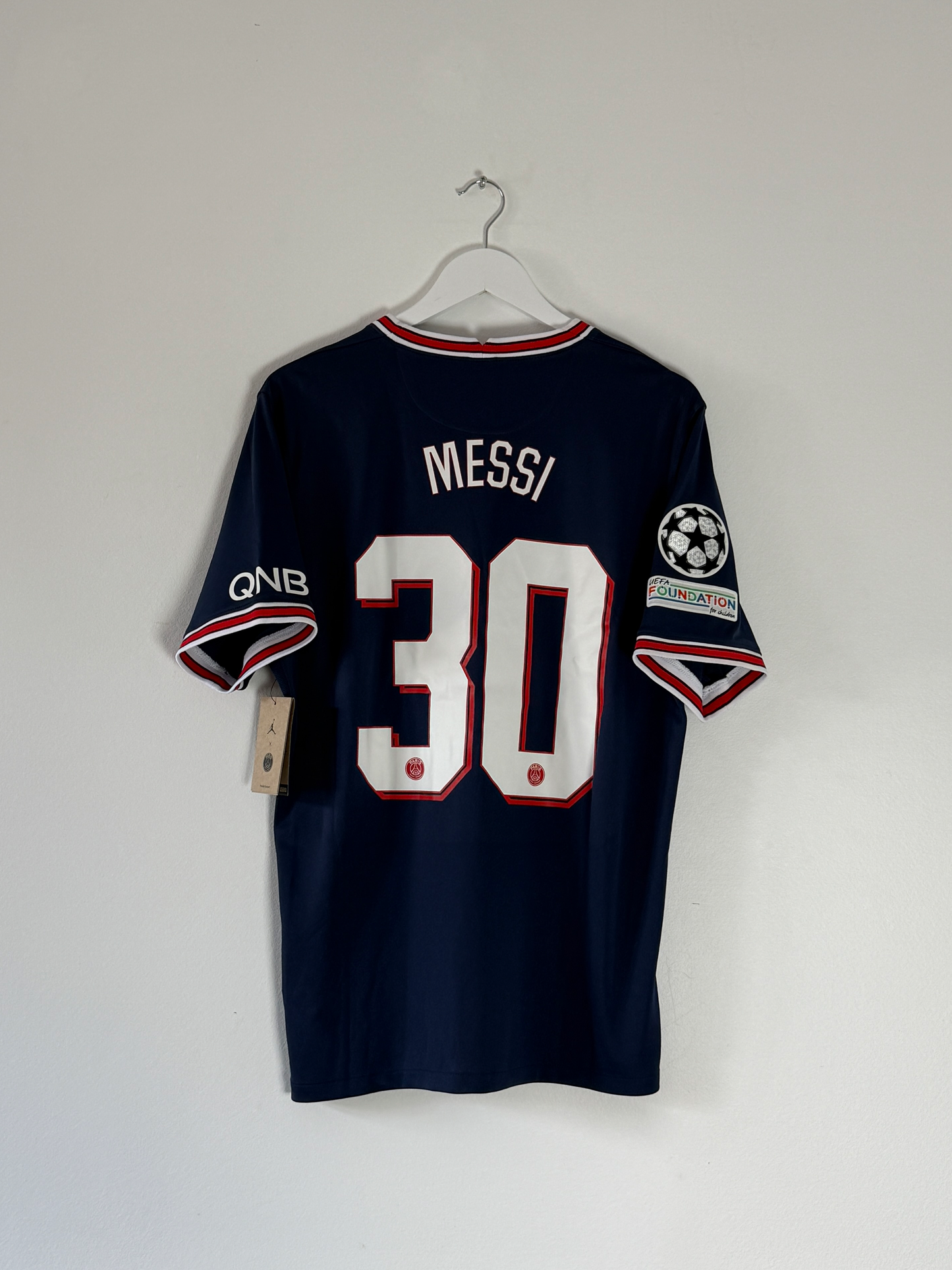 2021/22 PSG Home #30 Lionel Messi (L, BNWT)
