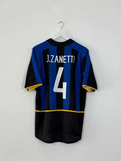 2002/03 Inter Milan Home #4 Zanetti (L)