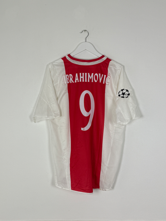 2004/05 Ajax Home #9 Ibrahimovic UCL (L)