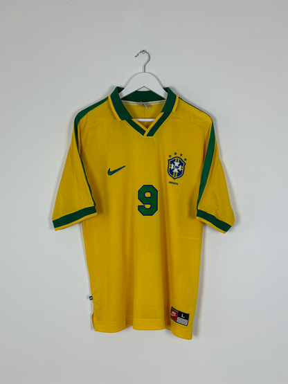 1997 Brazil Copa America Home #9 Ronaldo (L)