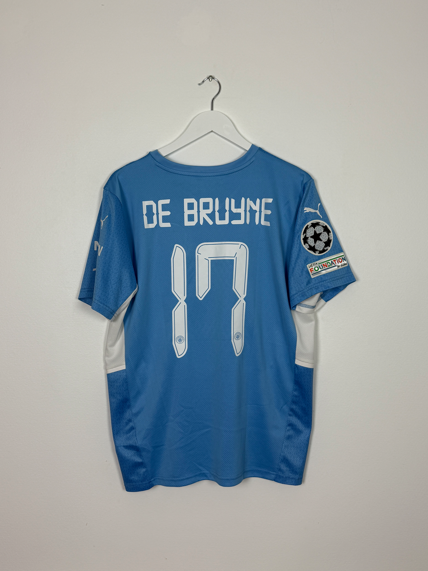 2021/22 Manchester City Home #17 De Bruyne (L)