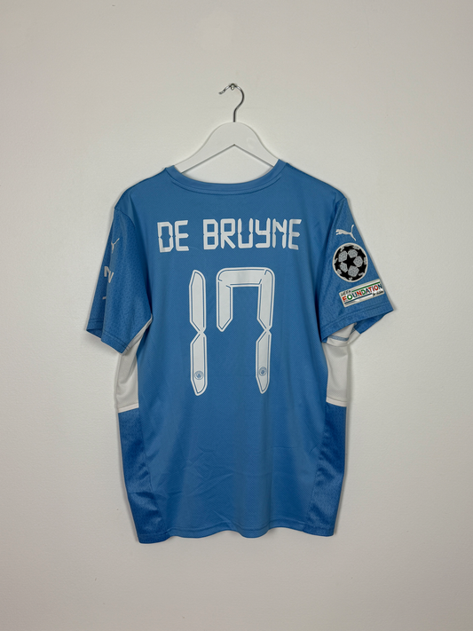 2021/22 Manchester City Home #17 De Bruyne (L)