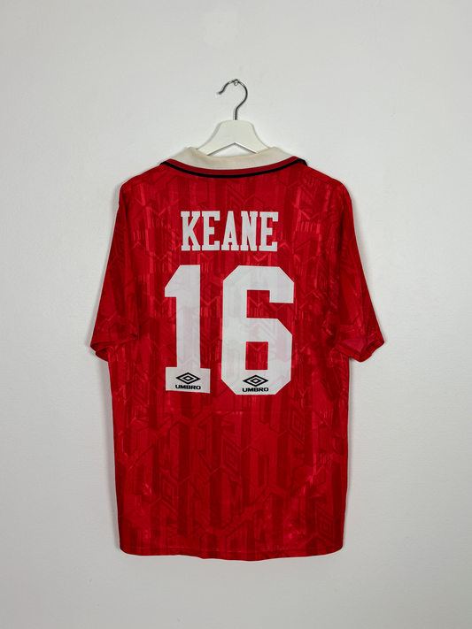 1992/94 Manchester United Home #16 Keane (L)