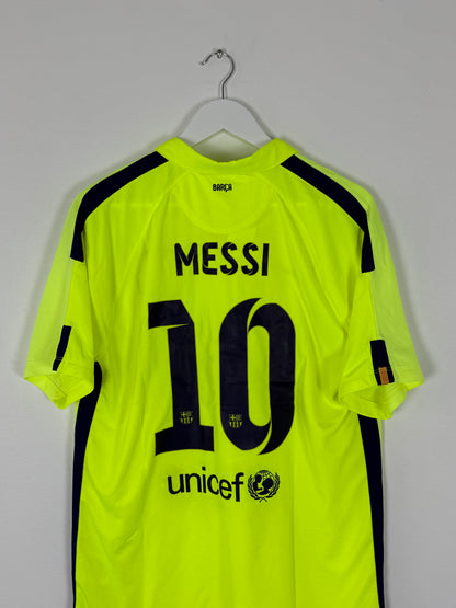2014/15 FC Barcelona Third #10 Messi (L)