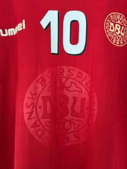 1998 Denmark Home Laudrup #10 (L/XL)