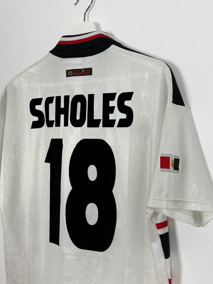 1997/99 Manchester United Away #18 Scholes (M)
