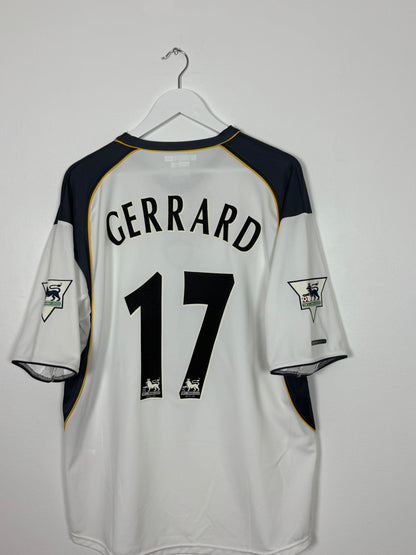 2001/03 Liverpool Away #8 Gerrard (XL)